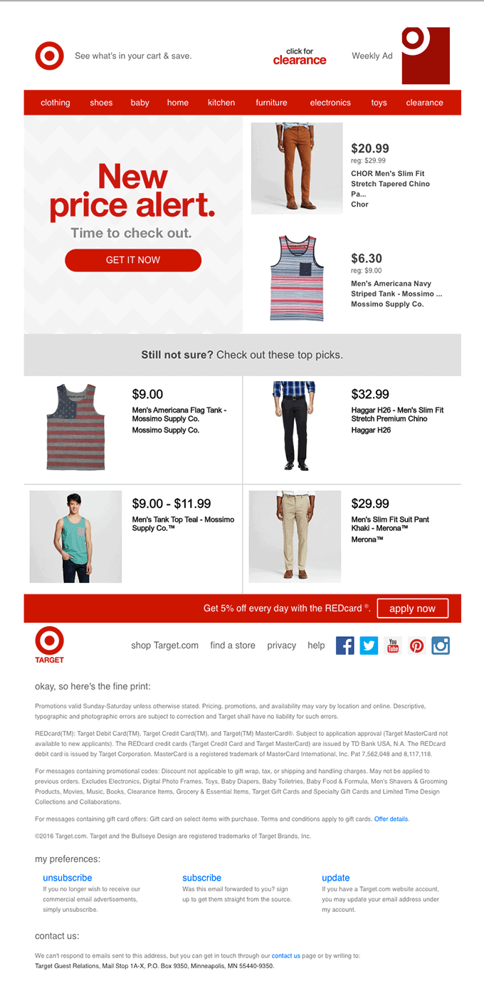 target email marketing