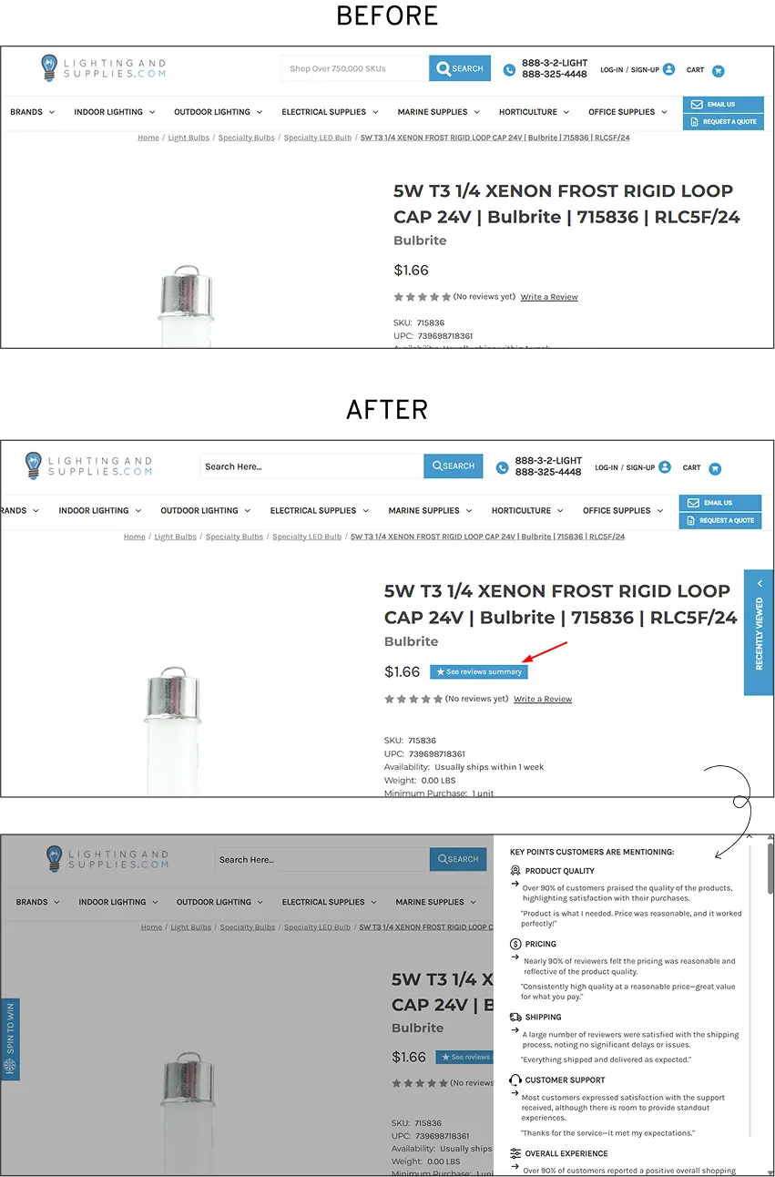 Review Summary (Desktop)