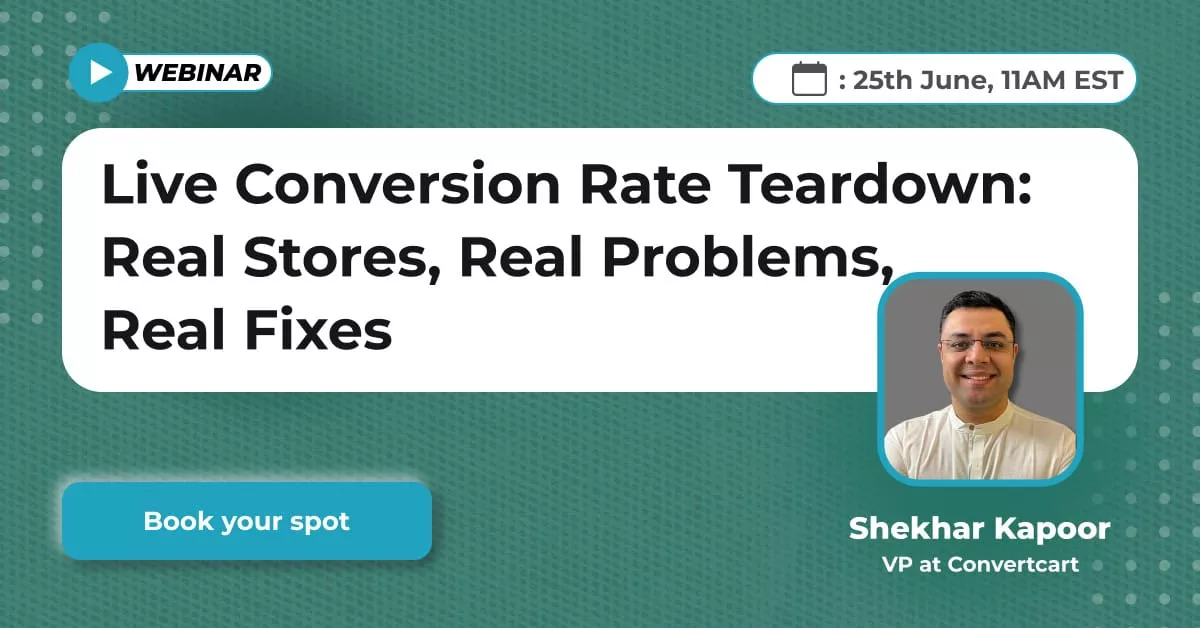 Live Conversion Rate Teardown: Real Stores, Real Problems, Real Fixes