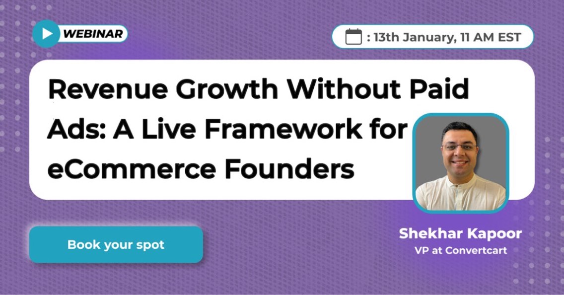Revenue Growth Without Paid Ads: A Live Framework for eCommerce Founders