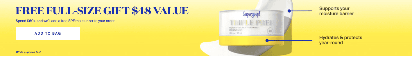 Shift from “% off” to “value gained.”